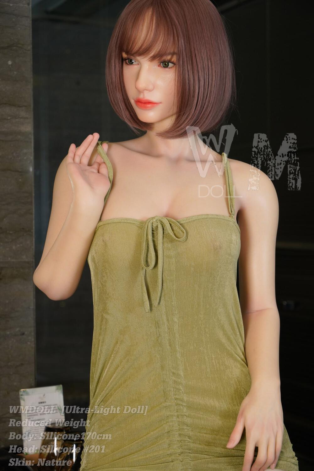 Head#201 170cm D-Cup Silicone Customizable Companion Doll