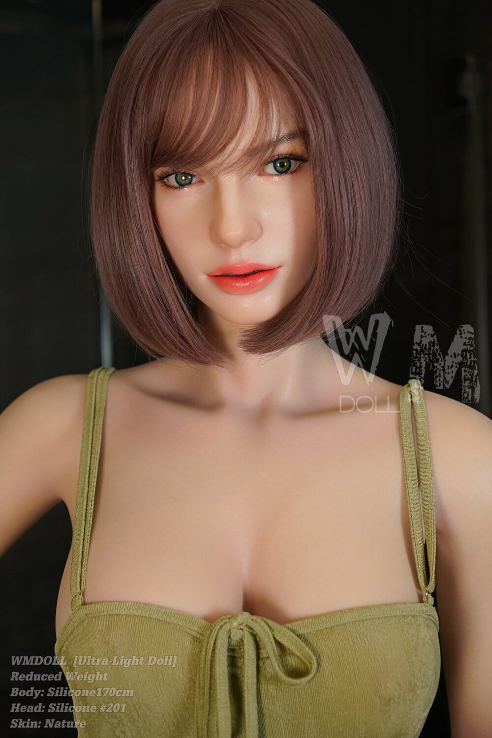 Head#201 170cm D-Cup Silicone Customizable Companion Doll