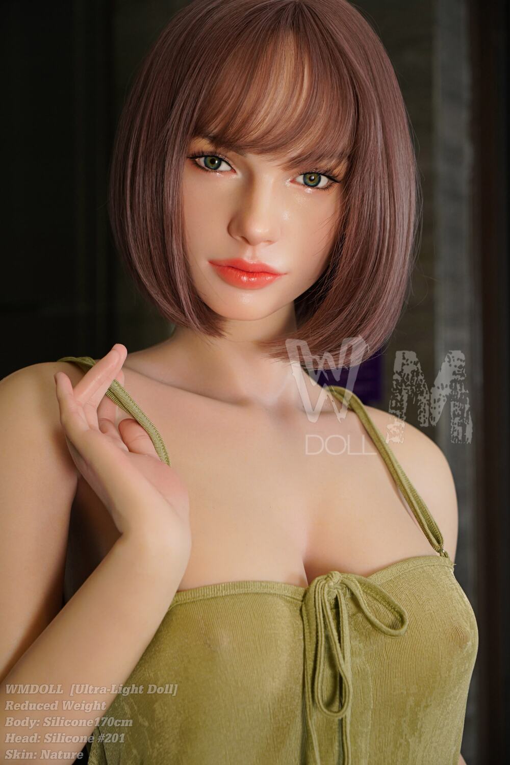 Head#201 170cm D-Cup Silicone Customizable Companion Doll
