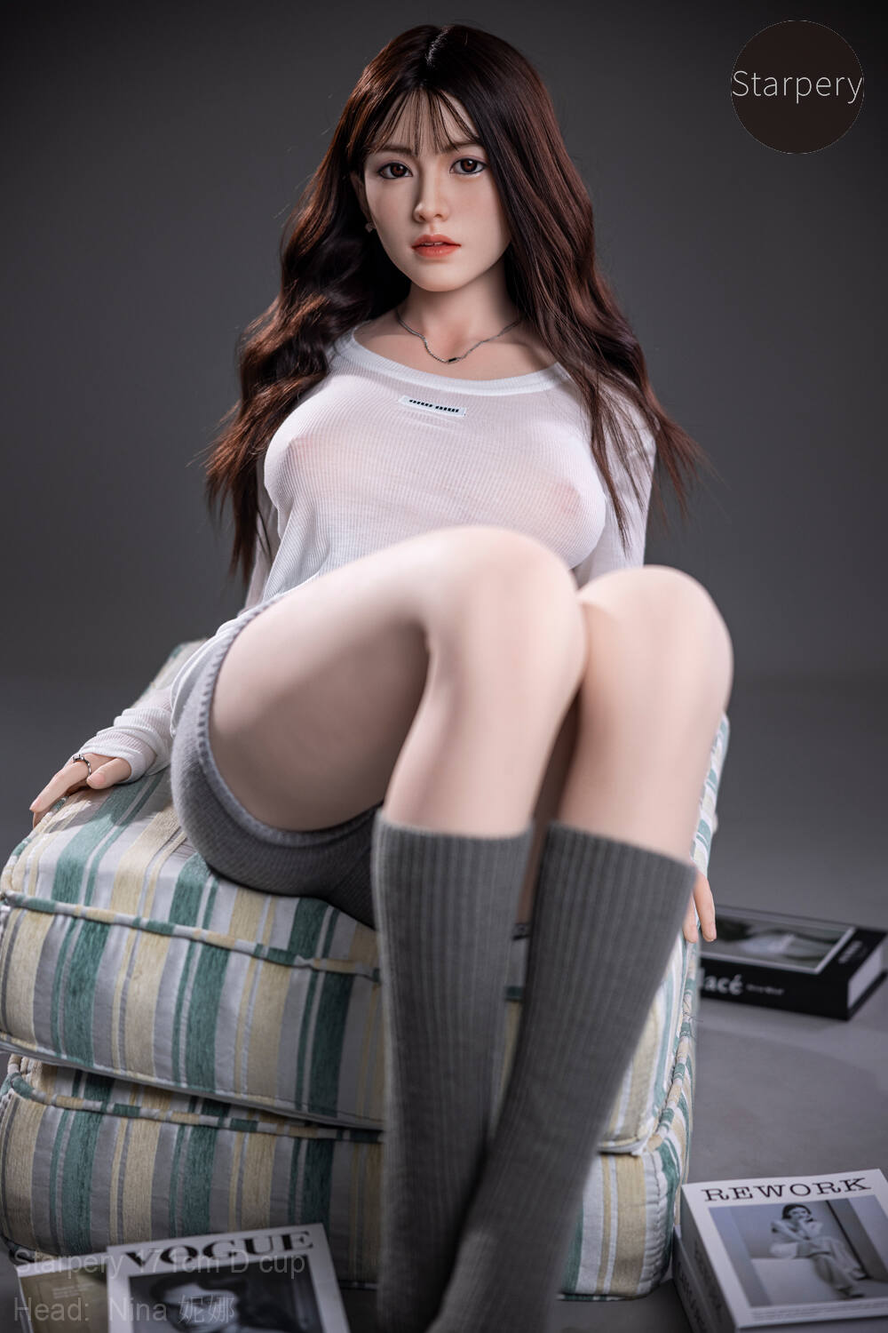 Nina 171cm D-Cup Silicone Head Customizable Companion Doll