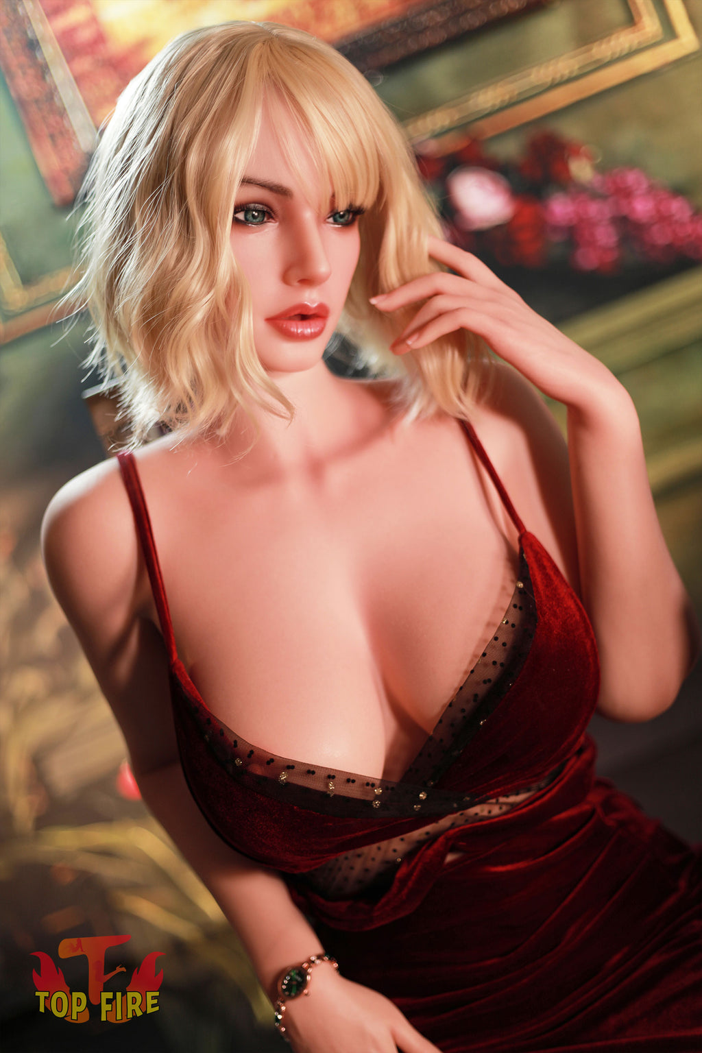 Jasmine by Top Fire, 158cm silicone doll, editorial portrait