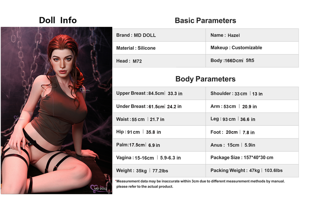 MD Doll Hazel 166cm Silicone Companion Doll factory photo 2