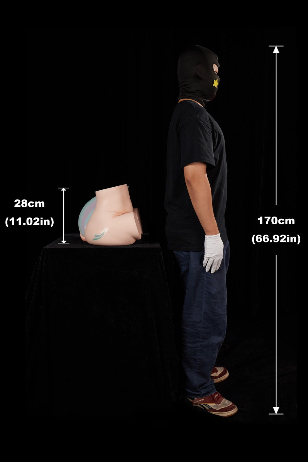 Pa-Razor 34.5cm Silicone Customizable Hips