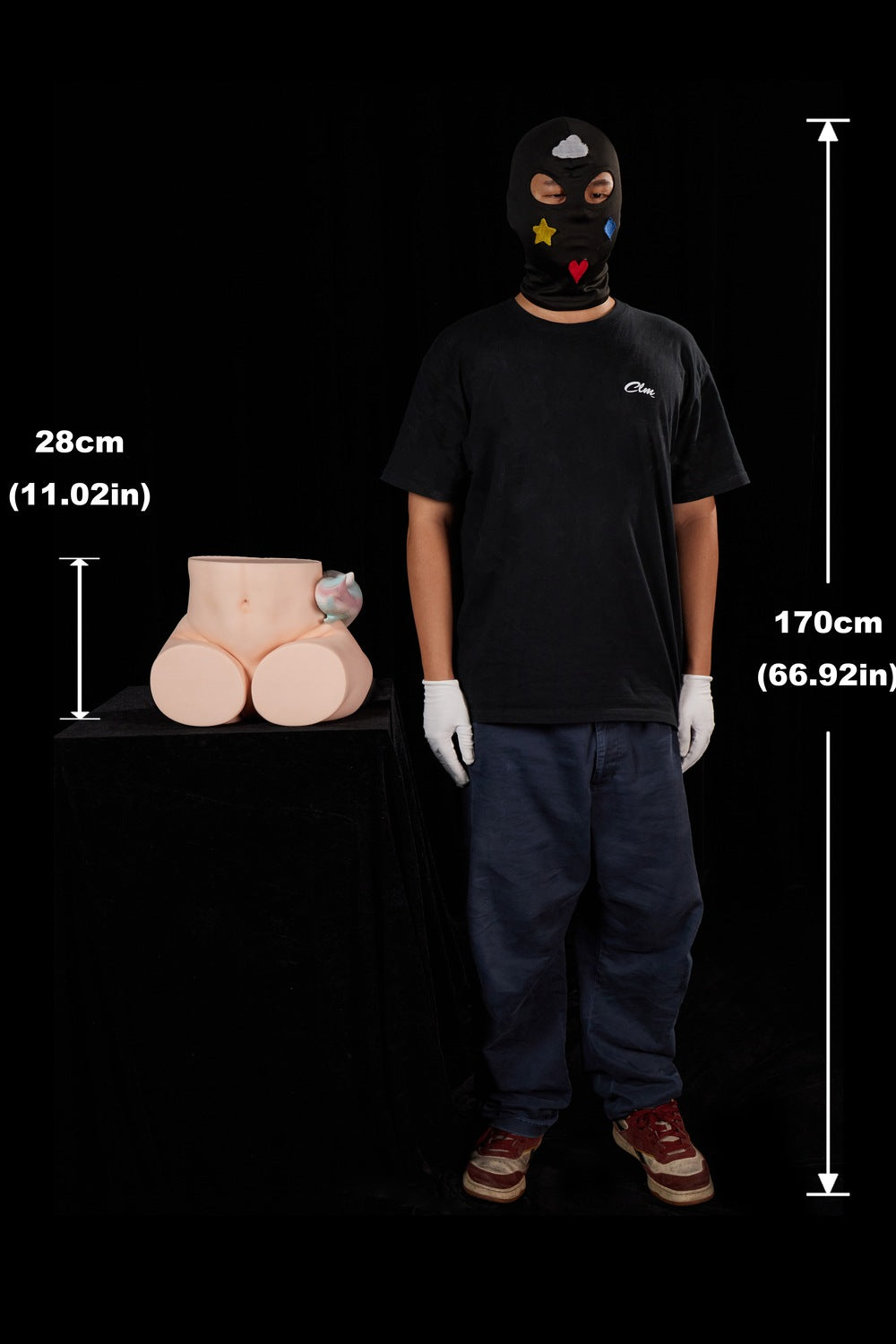 Pa-Razor 34.5cm Silicone Customizable Hips