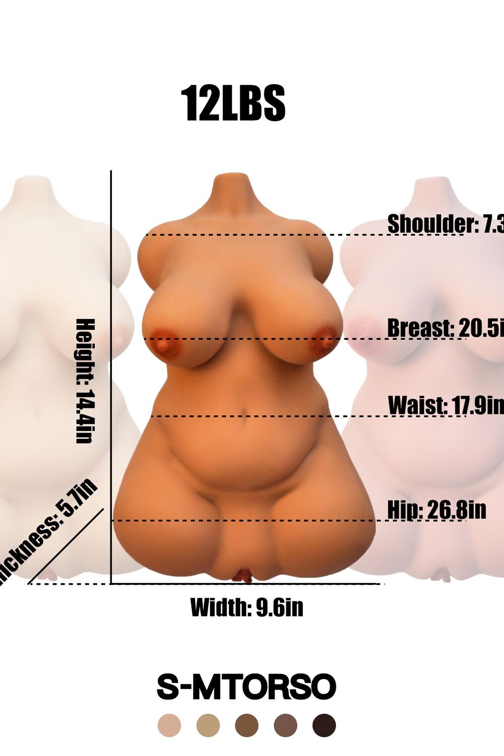 Climax Doll 37cm TPE Customizable Torso