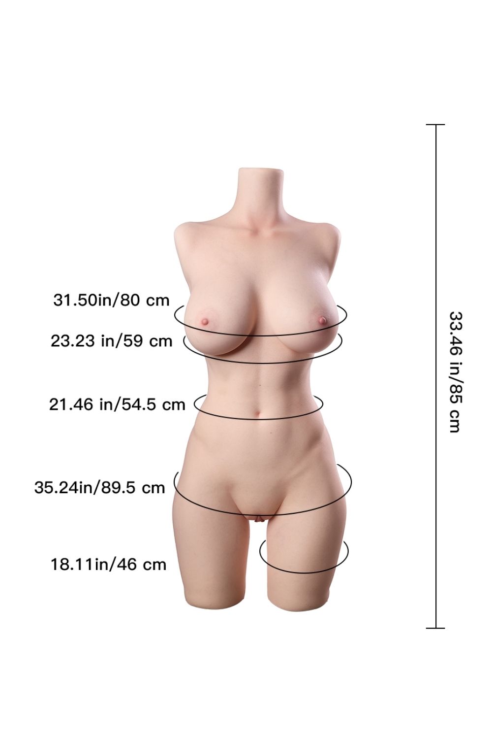 Chloe Wildd 85cm F-Cup Silicone Customizable Companion Doll