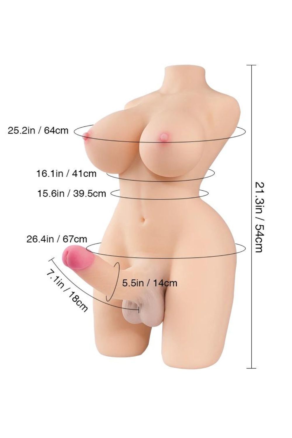 Sarina 54cm G-Cup Customizable Companion Doll
