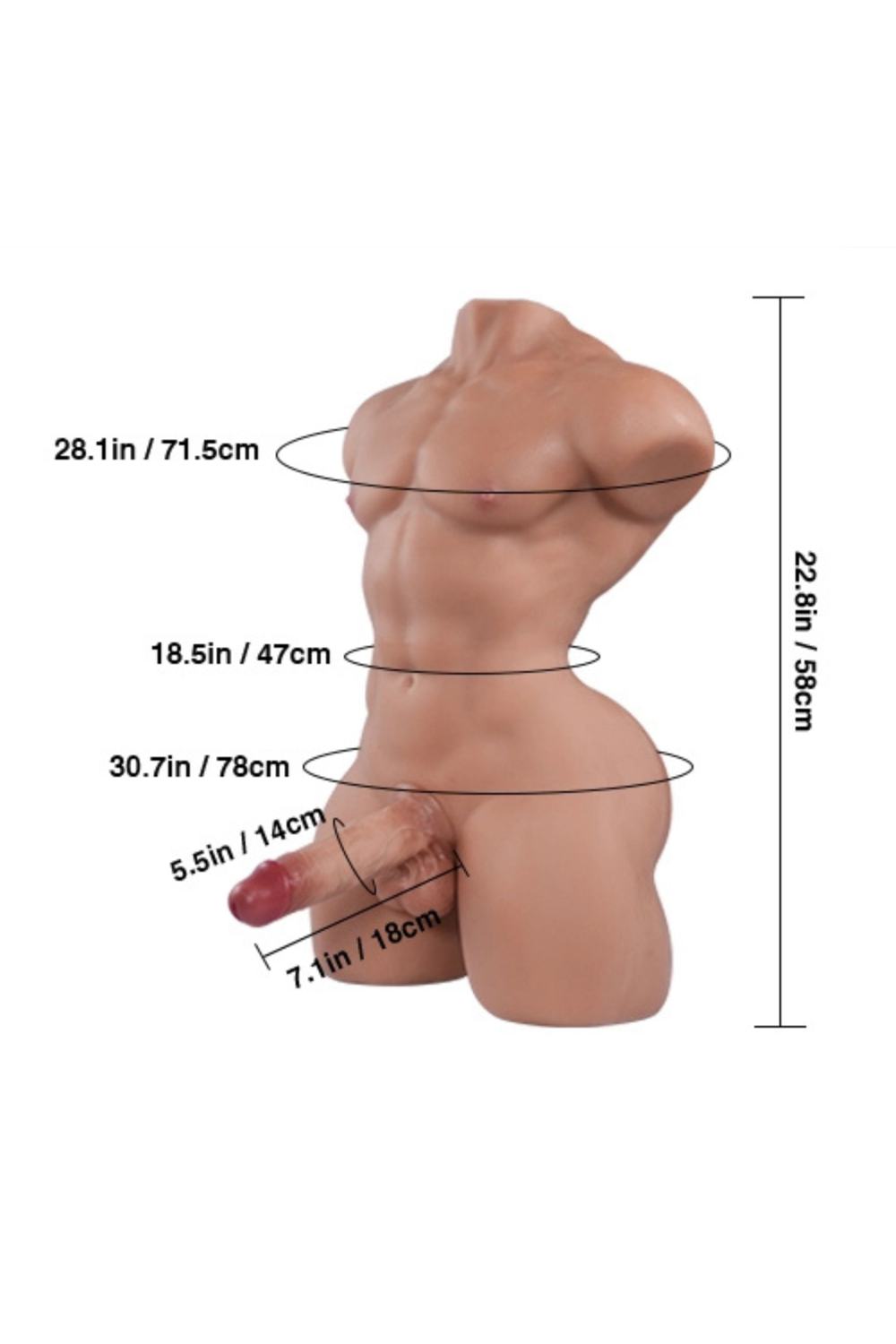 Mark Pro 58cm NA-Cup Customizable Companion Doll