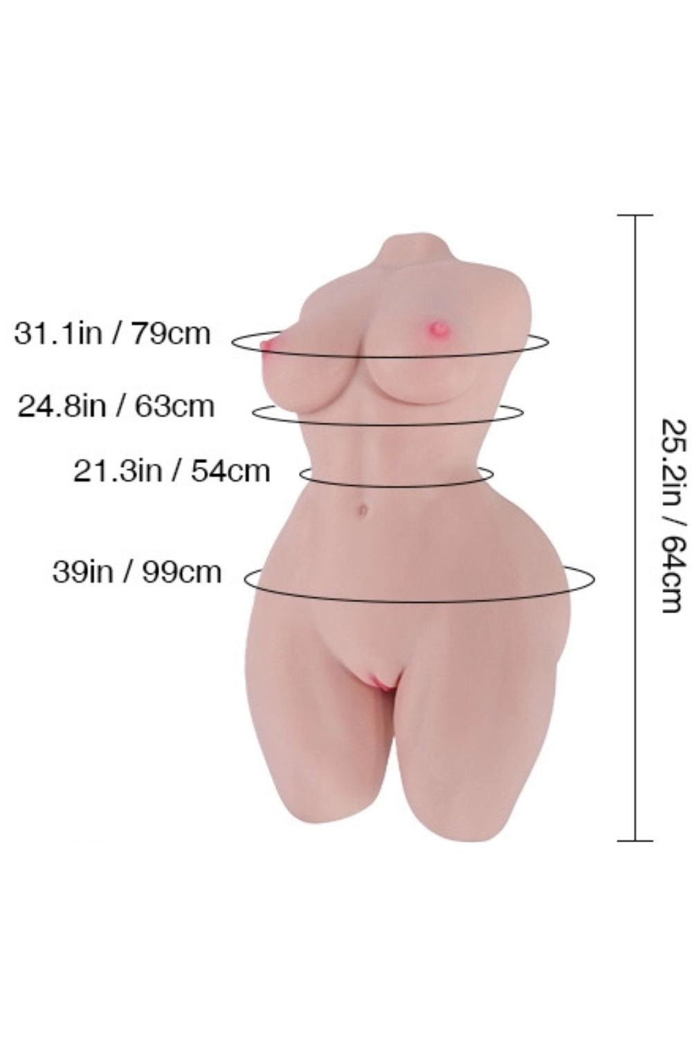 Hannah 64cm D-Cup Customizable Companion Doll