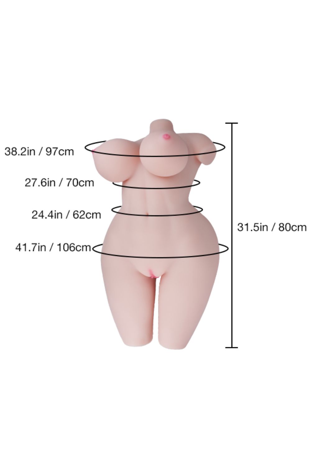 Lola 80cm H-Cup Customizable Companion Doll
