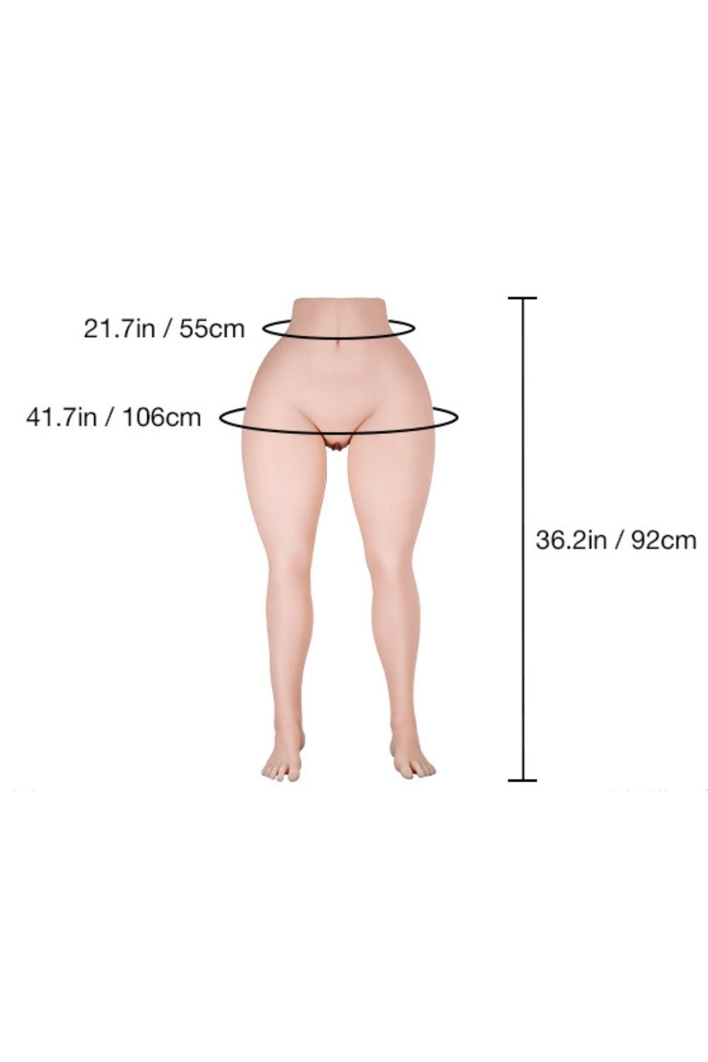 Rebecca 92cm NA-Cup TPE Customizable Companion Doll
