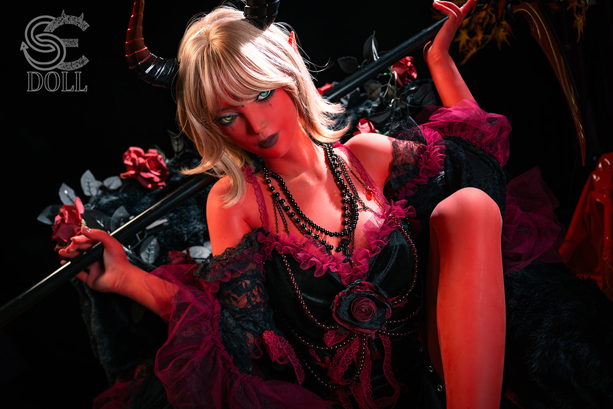 SE Doll Samantha.L 153cm A-Cup Red TPE Elf - supplier photograph SED338-39.jpg