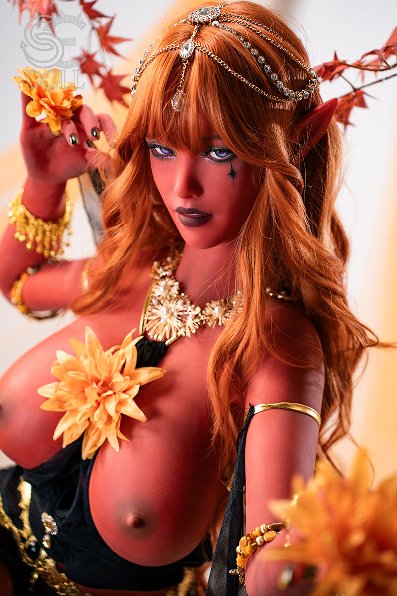 SE Doll Luis.G 157cm H-Cup Red TPE Elf - supplier photograph SED339-45.jpg