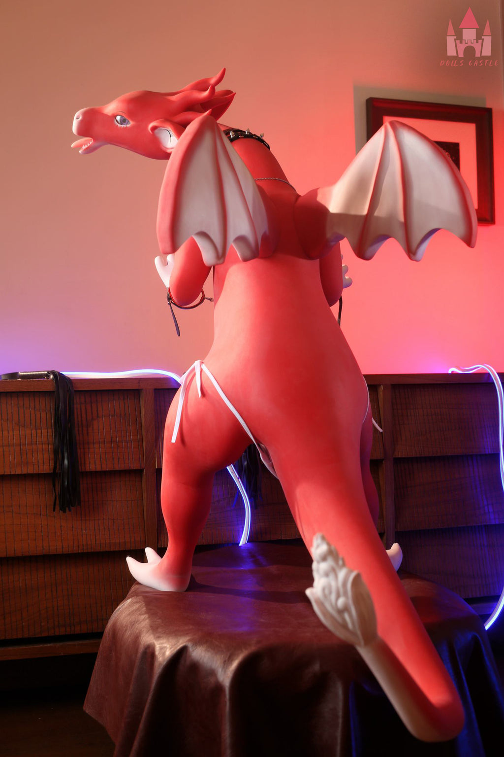 Dolls Castle Drakaina 125cm silicone dark furry fantasy studio photo