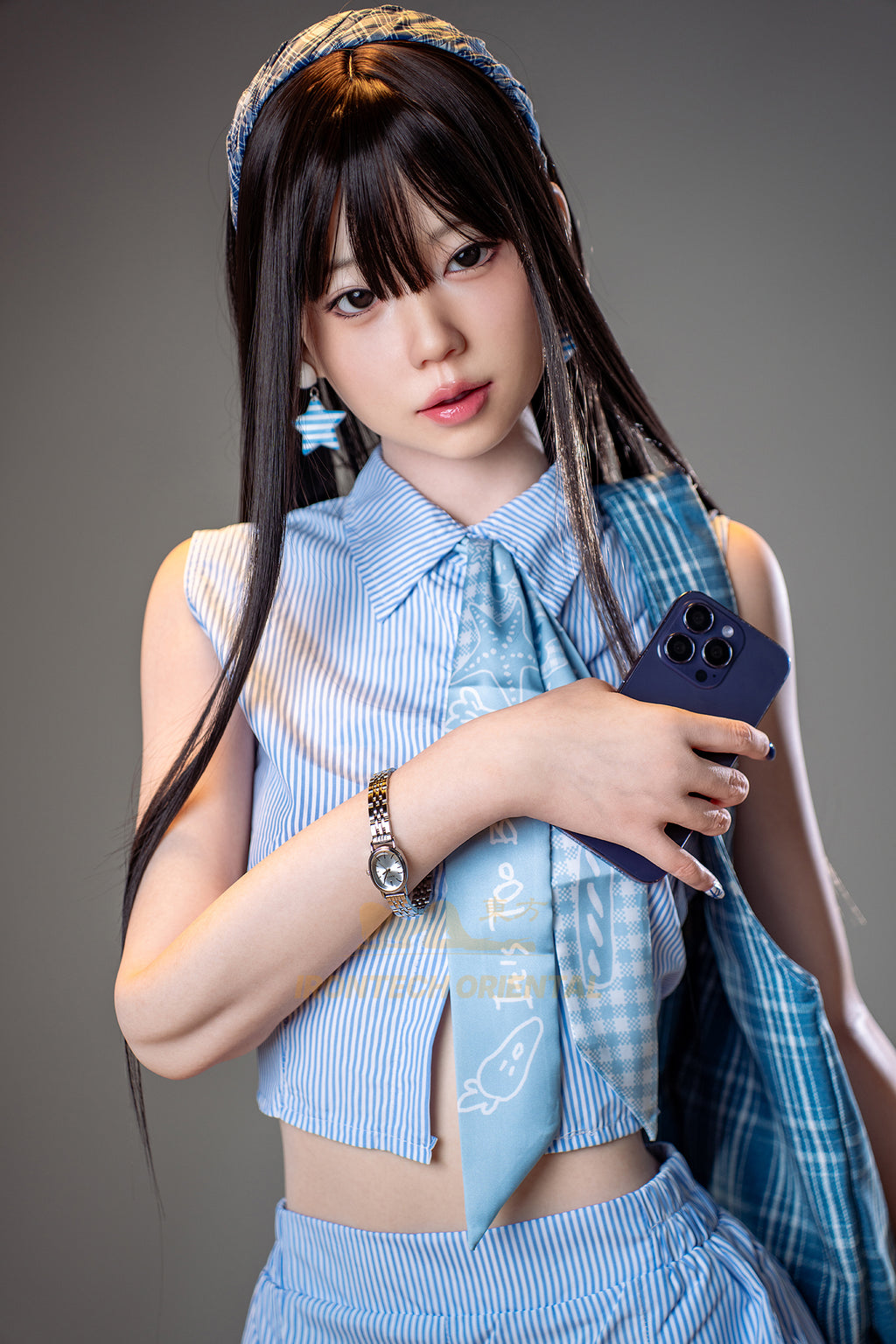 Irontech Kurumi 161M A6 ROS MAX Silk Glow Silicone Customizable Companion Doll
