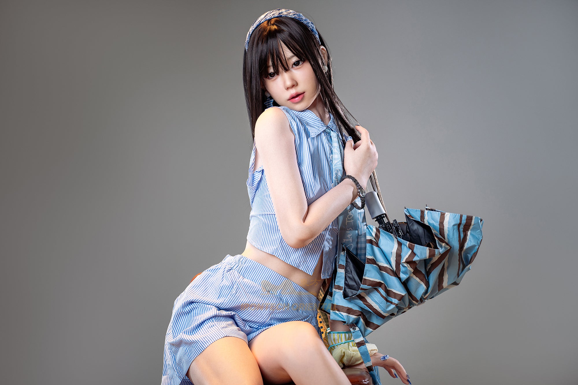 Irontech Kurumi 161M A6 ROS MAX Silk Glow Silicone Customizable Companion Doll