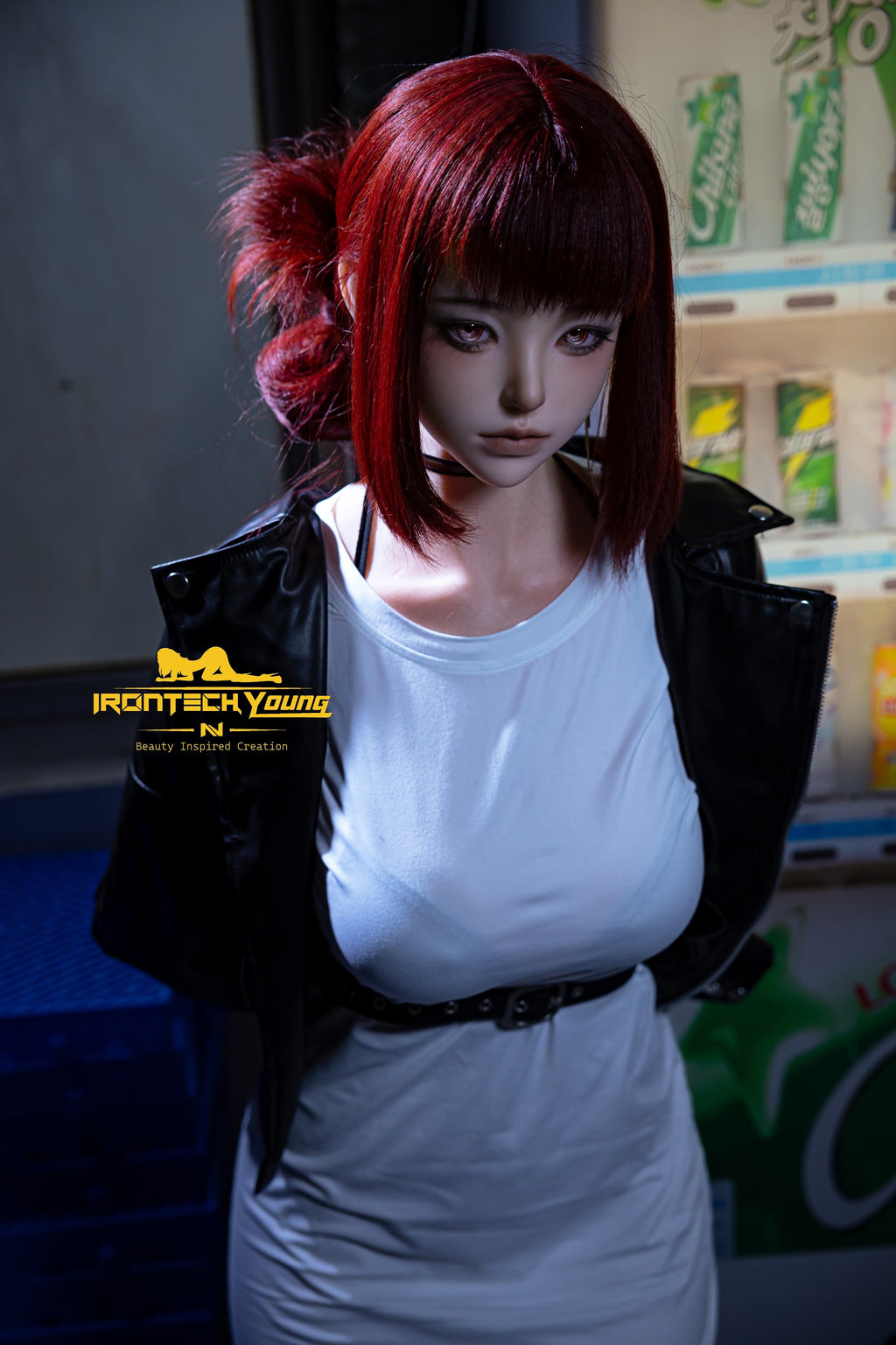 Irontech Ria Cool Beauty 171cm F-Cup silicone companion doll with red hair, photo 10