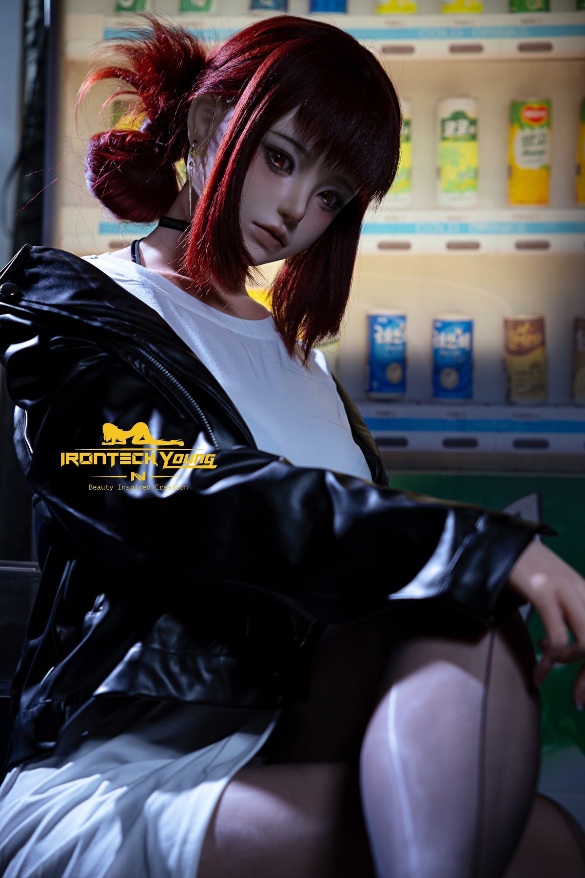 Irontech Ria Cool Beauty 171cm F-Cup silicone companion doll with red hair, photo 12