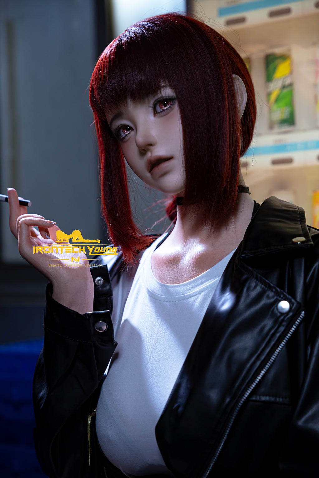 Irontech Ria Cool Beauty 171cm F-Cup silicone companion doll with red hair, photo 2