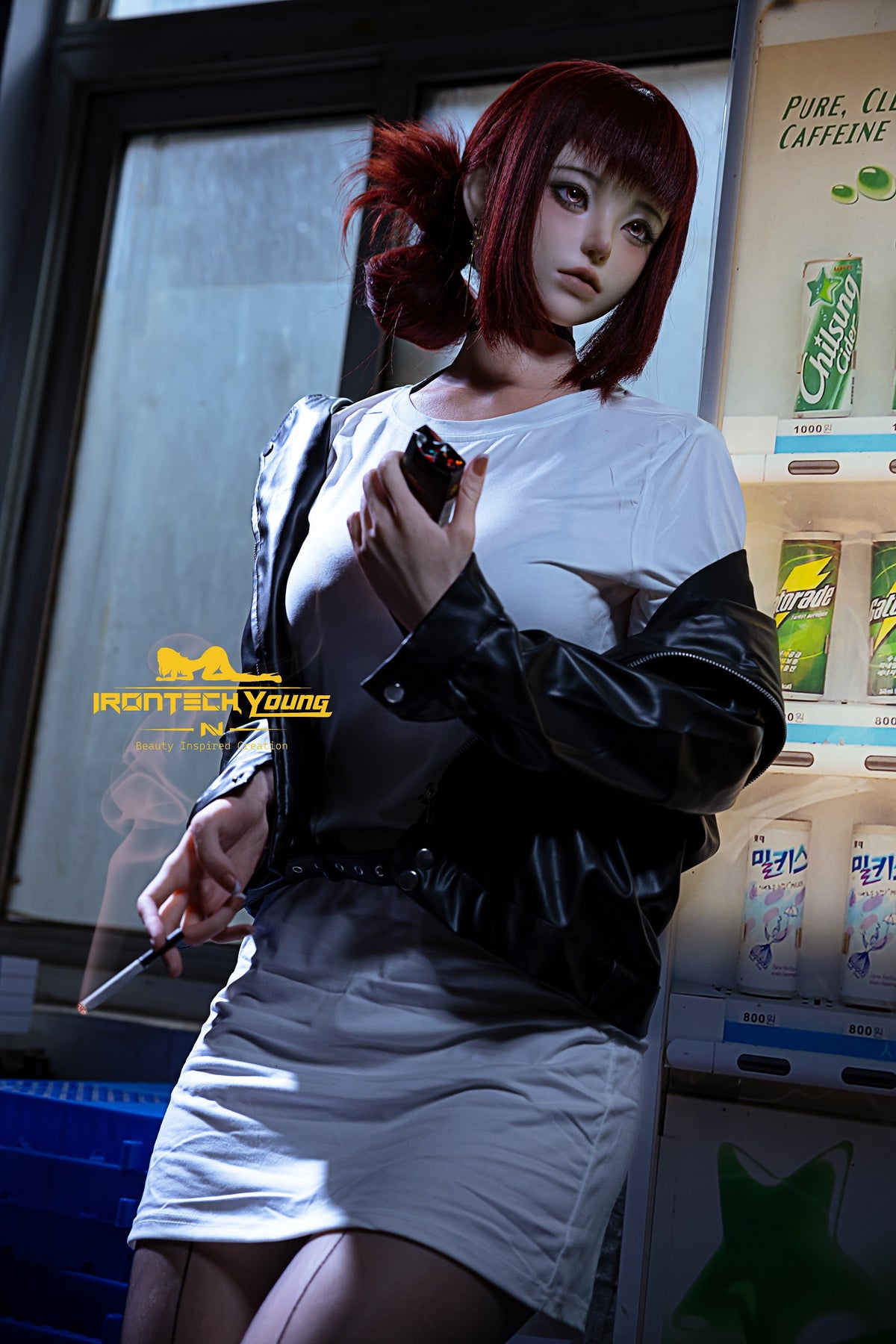 Irontech Ria Cool Beauty 171cm F-Cup silicone companion doll with red hair, photo 6