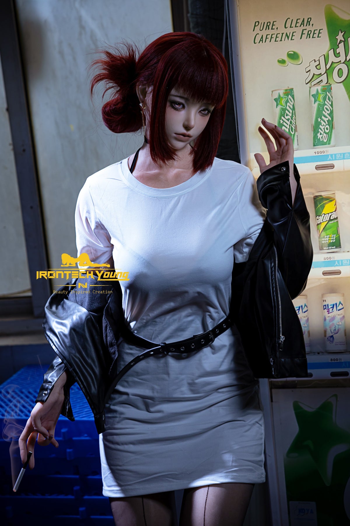 Irontech Ria Cool Beauty 171cm F-Cup silicone companion doll with red hair, photo 7